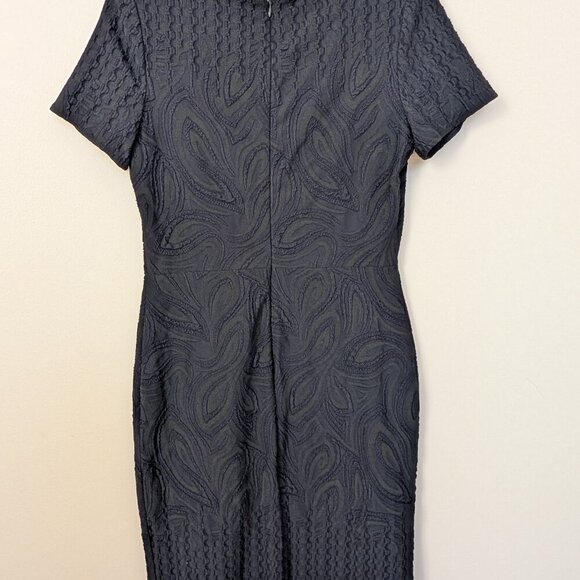 Julia Jordan 10 bodycon dress, black and green, short sleeve - Picture 5 of 14